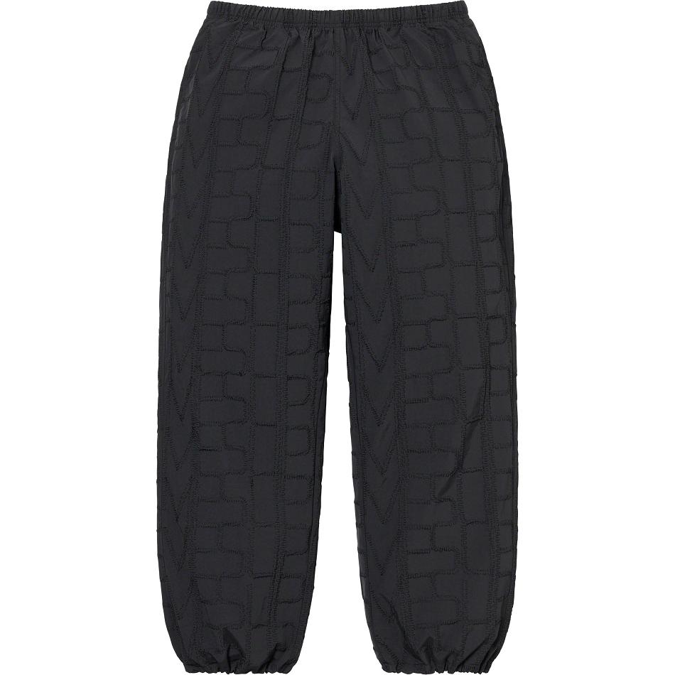 Pantalones Supreme Repeat Stitch Track Pant Negras | Supreme 229OR